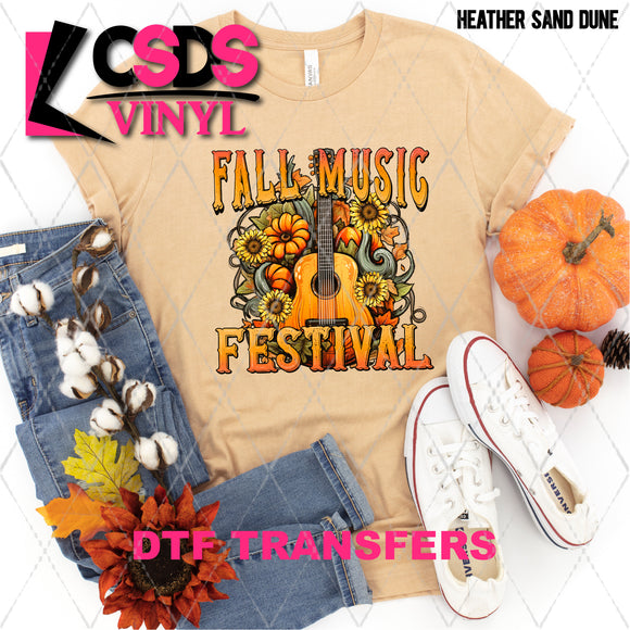 DTF Transfer - DTF003862 Fall Music Festival