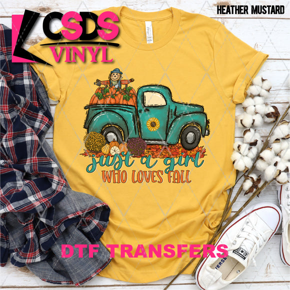 DTF Transfer - DTF003868 Just a Girl Who Loves Fall