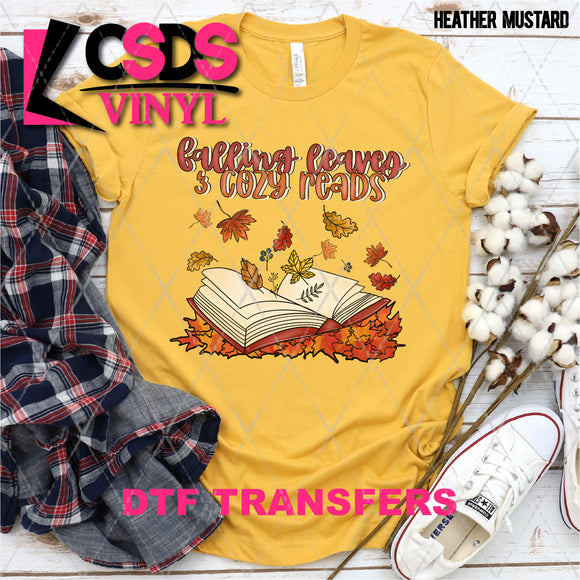 DTF Transfer - DTF003872 Falling Leaves & Cozy Reads