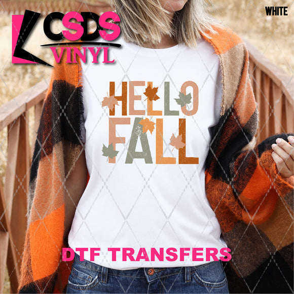 DTF Transfer - DTF003904 Hello Fall