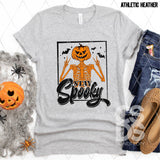 DTF Transfer - DTF003921 Spooky Pumpkin Skeleton