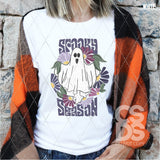 DTF Transfer - DTF003922 Floral Ghost Spooky Season