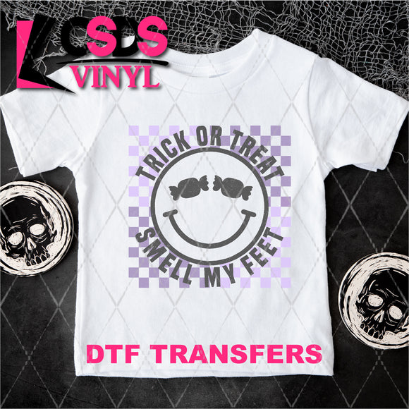 DTF Transfer - DTF003942 Trick or Treat Smell My Feet Smile
