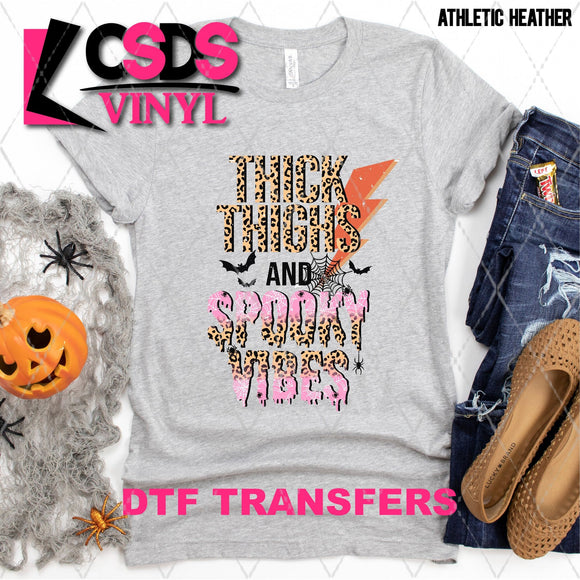 DTF Transfer - DTF003965 Thick Thighs and Spooky Vibes