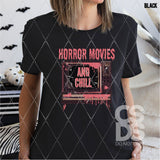 DTF Transfer - DTF003972 Horror Movies and Chill Old TV