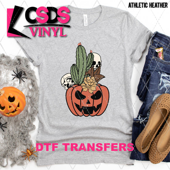 DTF Transfer - DTF003986 Jack-o-Lantern and Cactus