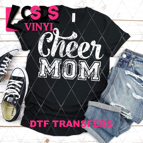 DTF Transfer - DTF004025 Cheer Mom White