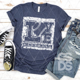 DTF Transfer -  DTF004031 Love Baseball Grunge White