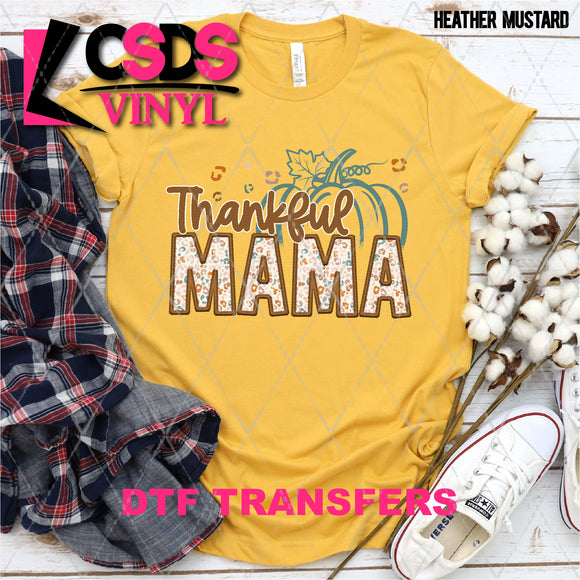 DTF Transfer - DTF004087 Thankful Mama Faux Embroidery