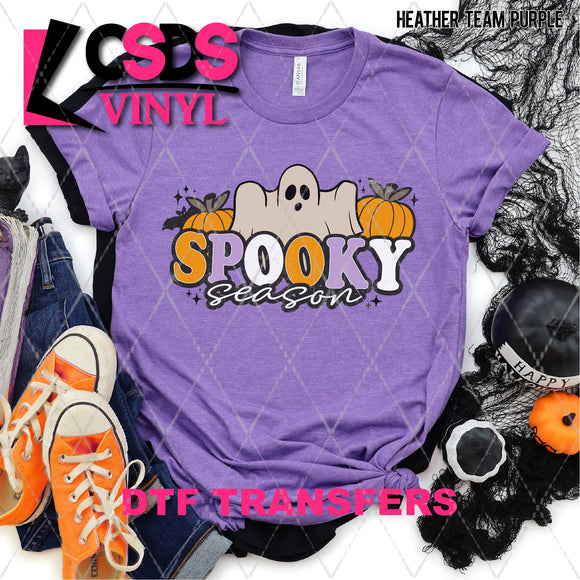 DTF Transfer - DTF004100 Spooky Season Ghost and Pumpkins