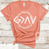 DTF Transfer -  DTF004136 God is Greater that the Highs and Lows White