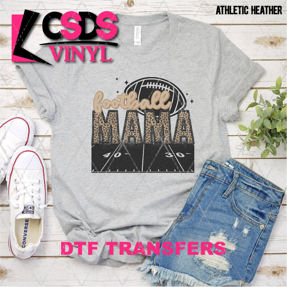 DTF Transfer - DTF004170 Football Mama Field Faux Embroidery