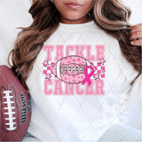 DTF Transfer - DTF004175 Tackle Cancer Pink Football