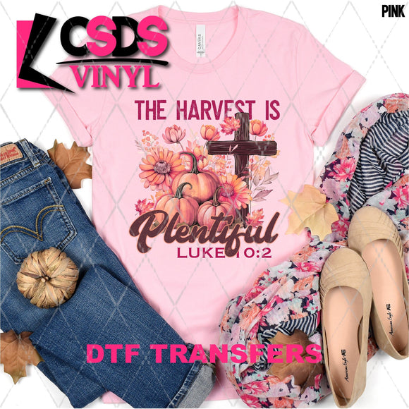 DTF Transfer - DTF004182 The Harvest is Plentiful