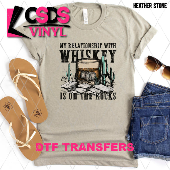 DTF Transfer - DTF004185 My Relationship with Whiskey