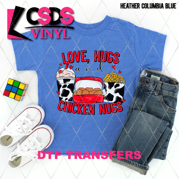 DTF Transfer - DTF004186 Love Hugs and Chicken Nugs