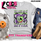 DTF Transfer - DTF004286 Villains Do It Better