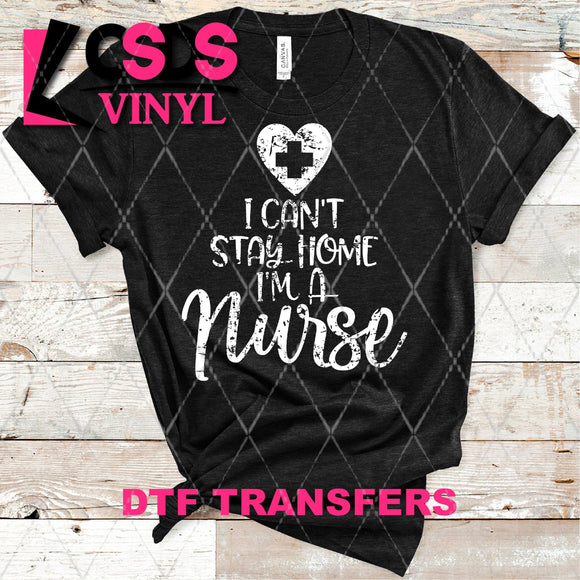 DTF Transfer -  DTF004319 I'm a Nurse White