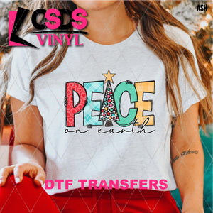 DTF Transfer - DTF004352 Peace on Earth