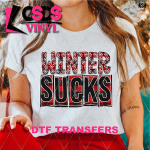 DTF Transfer - DTF004353 Winter Sucks