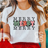 DTF Transfer - DTF004373 Merry Merry Merry