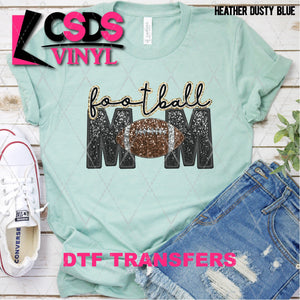 DTF Transfer - DTF004431 Football Mom Faux Sequins