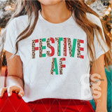 DTF Transfer - DTF004460 Festive AF