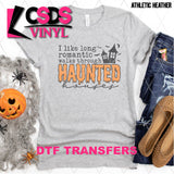 DTF Transfer - DTF004461 Romantic Walks through Haunted Houses