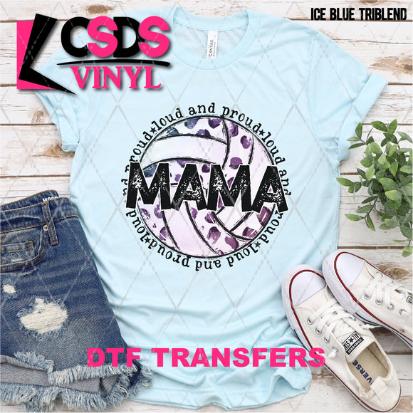 DTF Transfer - DTF004478 Pastel Volleyball Mama