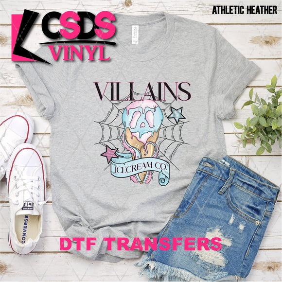 DTF Transfer - DTF004491 Villains Ice Cream Co