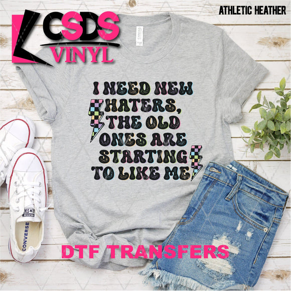 DTF Transfer - DTF004504 I Need New Haters