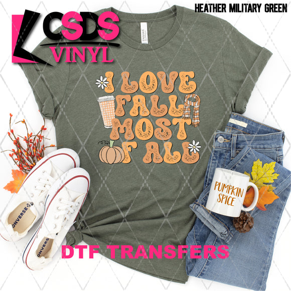 DTF Transfer - DTF004505 I Love Fall Most of All