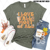 DTF Transfer - DTF004505 I Love Fall Most of All