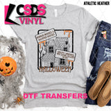 DTF Transfer - DTF004507 Haunted House Halloween