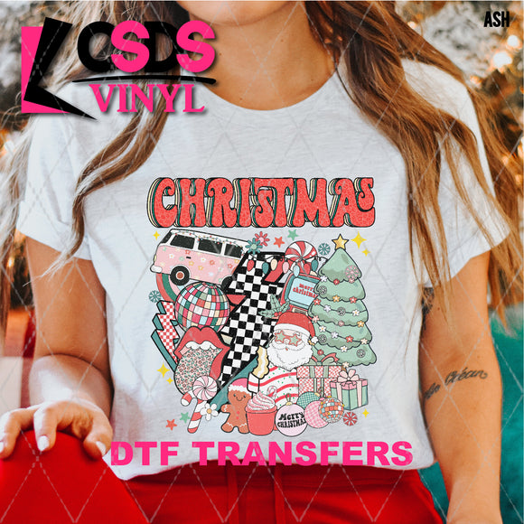 DTF Transfer - DTF004628 Retro Christmas Collage