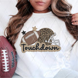 DTF Transfer - DTF004640 Touchdown Football Faux Embroidery