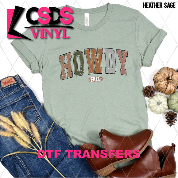DTF Transfer - DTF004642 Howdy Fall