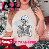 DTF Transfer - DTF004655 I Loathe Winter Entirely Skeleton