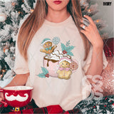 DTF Transfer - DTF004688 Gingerbread Kisses Christmas Wishes Pocket