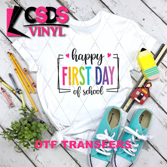 DTF Transfer - DTF004709 Happy First Day of School