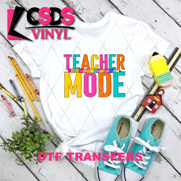 DTF Transfer - DTF004711 Colorful Teacher Mode