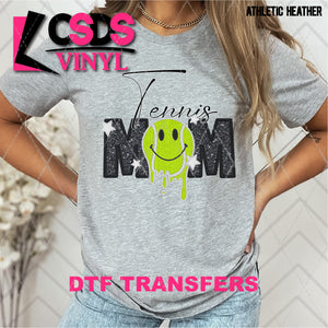 DTF Transfer - DTF004749 Drippy Tennis Mom Faux Embroidery/Glitter