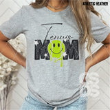 DTF Transfer - DTF004749 Drippy Tennis Mom Faux Embroidery/Glitter