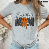 DTF Transfer - DTF004753 Drippy Basketball Mom Faux Embroidery/Glitter