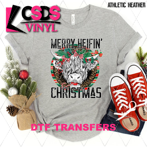 DTF Transfer - DTF004782 Merry Heifin' Christmas