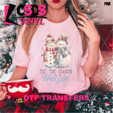 DTF Transfer - DTF004791 Tis' the Season to be Freezin' Snowmen