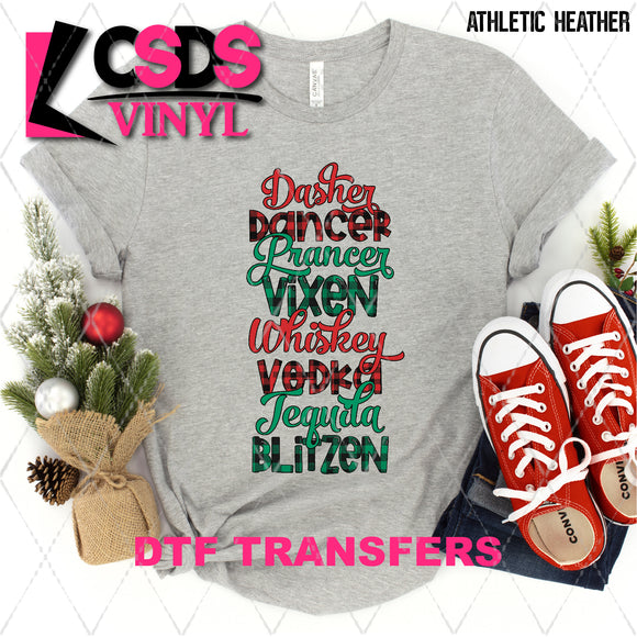 DTF Transfer - DTF004803 Dasher Dancer Blitzen
