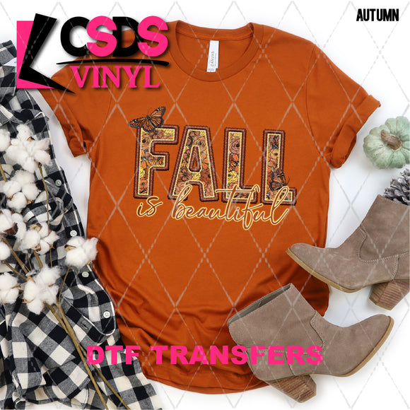 DTF Transfer - DTF004819 Fall is Beautiful Faux Embroidery