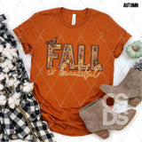 DTF Transfer - DTF004819 Fall is Beautiful Faux Embroidery
