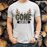 DTF Transfer - DTF004842 Gone Hunting Faux Embroidery